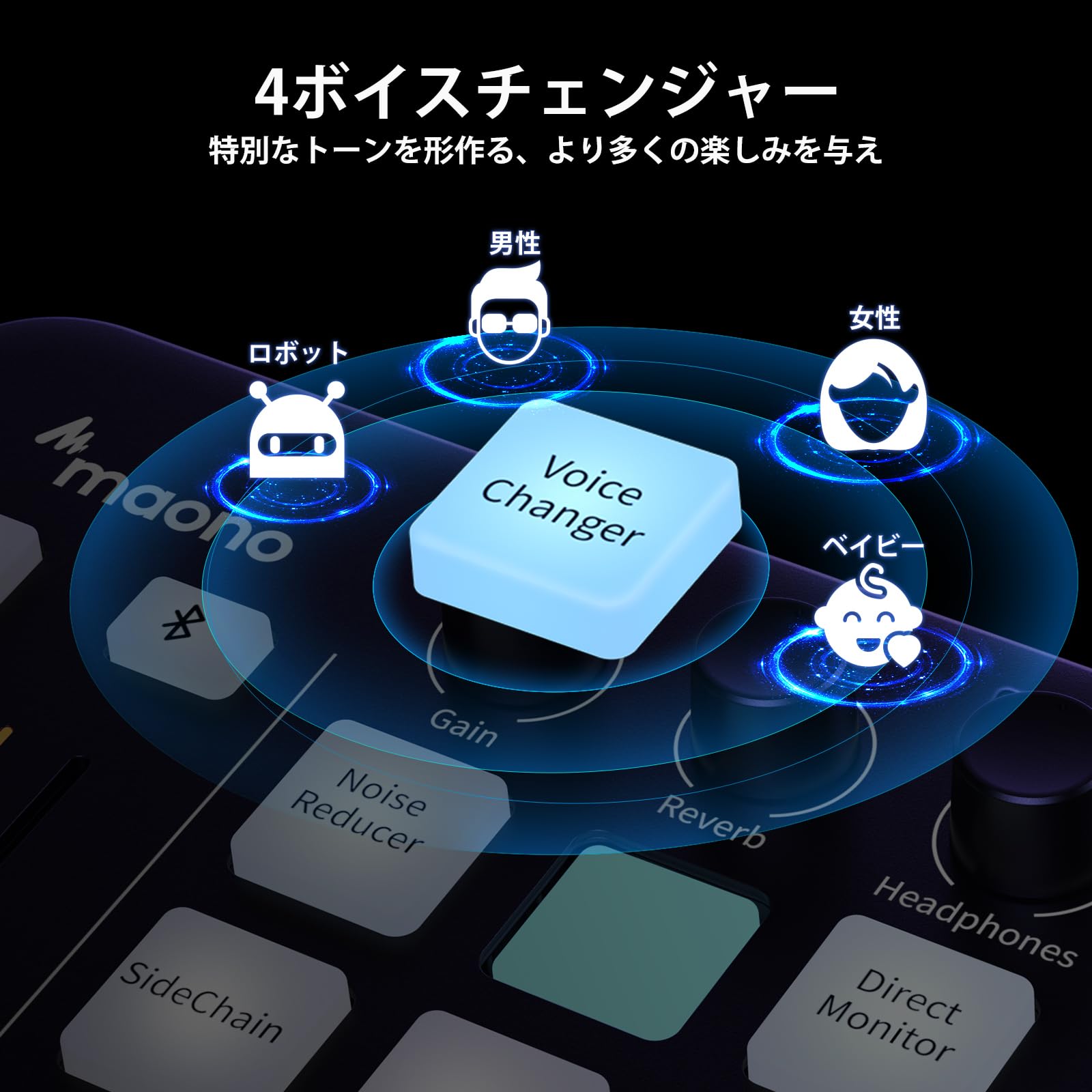 Amazon.co.jp: MAONO ゲーミングストリーミング 配信セット オーディオ